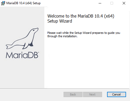 Install MariaDb Windows step 1
